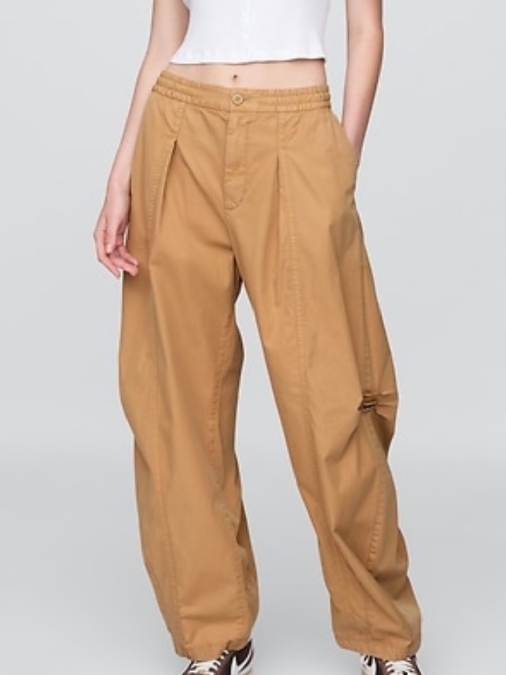 Gap Mid Rise Barrel Balloon Pants XS